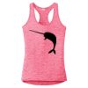 Multi-Color Sublimatable Ladies PosiCharge Electric Heather Racerback Tank Thumbnail