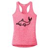 Multi-Color Sublimatable Ladies PosiCharge Electric Heather Racerback Tank Thumbnail
