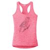 Multi-Color Sublimatable Ladies PosiCharge Electric Heather Racerback Tank Thumbnail