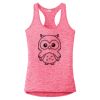 Multi-Color Sublimatable Ladies PosiCharge Electric Heather Racerback Tank Thumbnail