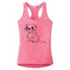 Multi-Color Sublimatable Ladies PosiCharge Electric Heather Racerback Tank Thumbnail