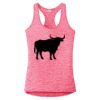 Multi-Color Sublimatable Ladies PosiCharge Electric Heather Racerback Tank Thumbnail