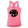 Multi-Color Sublimatable Ladies PosiCharge Electric Heather Racerback Tank Thumbnail