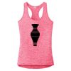 Multi-Color Sublimatable Ladies PosiCharge Electric Heather Racerback Tank Thumbnail