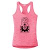 Multi-Color Sublimatable Ladies PosiCharge Electric Heather Racerback Tank Thumbnail