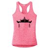 Multi-Color Sublimatable Ladies PosiCharge Electric Heather Racerback Tank Thumbnail