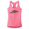 Multi-Color Sublimatable Ladies PosiCharge Electric Heather Racerback Tank Thumbnail