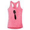Multi-Color Sublimatable Ladies PosiCharge Electric Heather Racerback Tank Thumbnail