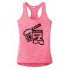 Multi-Color Sublimatable Ladies PosiCharge Electric Heather Racerback Tank Thumbnail