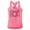 Multi-Color Sublimatable Ladies PosiCharge Electric Heather Racerback Tank Thumbnail