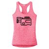 Multi-Color Sublimatable Ladies PosiCharge Electric Heather Racerback Tank Thumbnail
