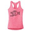 Multi-Color Sublimatable Ladies PosiCharge Electric Heather Racerback Tank Thumbnail