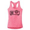 Multi-Color Sublimatable Ladies PosiCharge Electric Heather Racerback Tank Thumbnail
