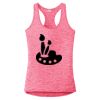 Multi-Color Sublimatable Ladies PosiCharge Electric Heather Racerback Tank Thumbnail