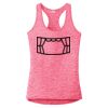 Multi-Color Sublimatable Ladies PosiCharge Electric Heather Racerback Tank Thumbnail