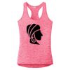 Multi-Color Sublimatable Ladies PosiCharge Electric Heather Racerback Tank Thumbnail