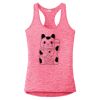 Multi-Color Sublimatable Ladies PosiCharge Electric Heather Racerback Tank Thumbnail