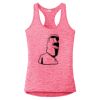 Multi-Color Sublimatable Ladies PosiCharge Electric Heather Racerback Tank Thumbnail