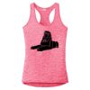 Multi-Color Sublimatable Ladies PosiCharge Electric Heather Racerback Tank Thumbnail
