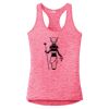 Multi-Color Sublimatable Ladies PosiCharge Electric Heather Racerback Tank Thumbnail