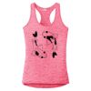 Multi-Color Sublimatable Ladies PosiCharge Electric Heather Racerback Tank Thumbnail