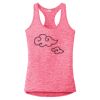 Multi-Color Sublimatable Ladies PosiCharge Electric Heather Racerback Tank Thumbnail