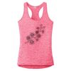 Multi-Color Sublimatable Ladies PosiCharge Electric Heather Racerback Tank Thumbnail