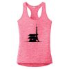 Multi-Color Sublimatable Ladies PosiCharge Electric Heather Racerback Tank Thumbnail