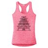 Multi-Color Sublimatable Ladies PosiCharge Electric Heather Racerback Tank Thumbnail