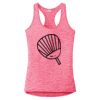 Multi-Color Sublimatable Ladies PosiCharge Electric Heather Racerback Tank Thumbnail