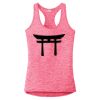 Multi-Color Sublimatable Ladies PosiCharge Electric Heather Racerback Tank Thumbnail