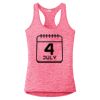 Multi-Color Sublimatable Ladies PosiCharge Electric Heather Racerback Tank Thumbnail