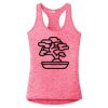Multi-Color Sublimatable Ladies PosiCharge Electric Heather Racerback Tank Thumbnail