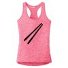 Multi-Color Sublimatable Ladies PosiCharge Electric Heather Racerback Tank Thumbnail