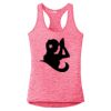 Multi-Color Sublimatable Ladies PosiCharge Electric Heather Racerback Tank Thumbnail