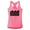 Multi-Color Sublimatable Ladies PosiCharge Electric Heather Racerback Tank Thumbnail