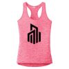 Multi-Color Sublimatable Ladies PosiCharge Electric Heather Racerback Tank Thumbnail