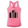 Multi-Color Sublimatable Ladies PosiCharge Electric Heather Racerback Tank Thumbnail