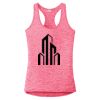 Multi-Color Sublimatable Ladies PosiCharge Electric Heather Racerback Tank Thumbnail