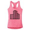 Multi-Color Sublimatable Ladies PosiCharge Electric Heather Racerback Tank Thumbnail