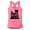Multi-Color Sublimatable Ladies PosiCharge Electric Heather Racerback Tank Thumbnail