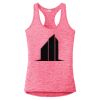 Multi-Color Sublimatable Ladies PosiCharge Electric Heather Racerback Tank Thumbnail