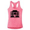 Multi-Color Sublimatable Ladies PosiCharge Electric Heather Racerback Tank Thumbnail