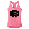Multi-Color Sublimatable Ladies PosiCharge Electric Heather Racerback Tank Thumbnail