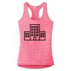 Multi-Color Sublimatable Ladies PosiCharge Electric Heather Racerback Tank Thumbnail