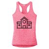 Multi-Color Sublimatable Ladies PosiCharge Electric Heather Racerback Tank Thumbnail