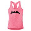 Multi-Color Sublimatable Ladies PosiCharge Electric Heather Racerback Tank Thumbnail