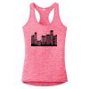 Multi-Color Sublimatable Ladies PosiCharge Electric Heather Racerback Tank Thumbnail
