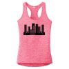 Multi-Color Sublimatable Ladies PosiCharge Electric Heather Racerback Tank Thumbnail