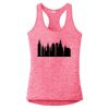 Multi-Color Sublimatable Ladies PosiCharge Electric Heather Racerback Tank Thumbnail